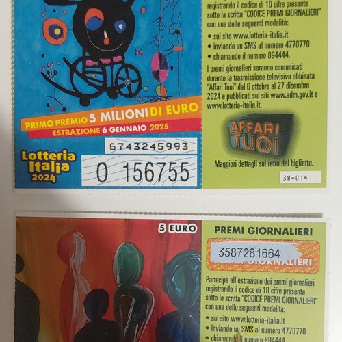 Lotteria italia 2024 - italia,
